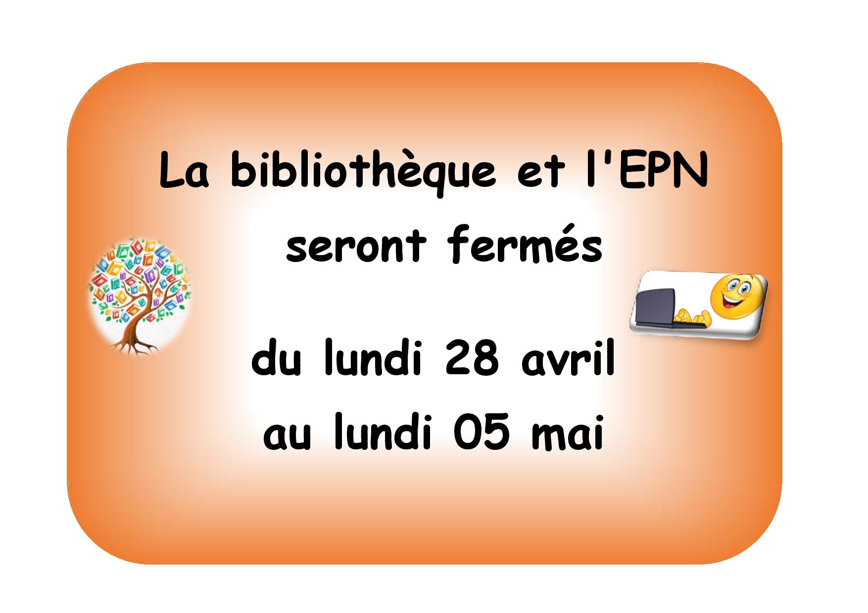fermetures bibliothèque